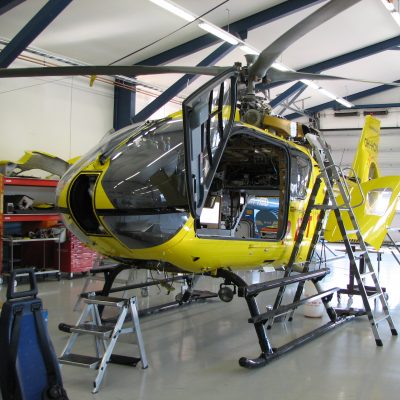 H135 helikopterien huolto